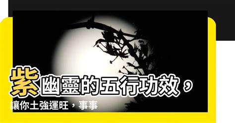 紫幽靈屬性|【紫幽靈 五行】紫幽靈五行屬什麼？一文秒懂！ – 虞默莧師傅